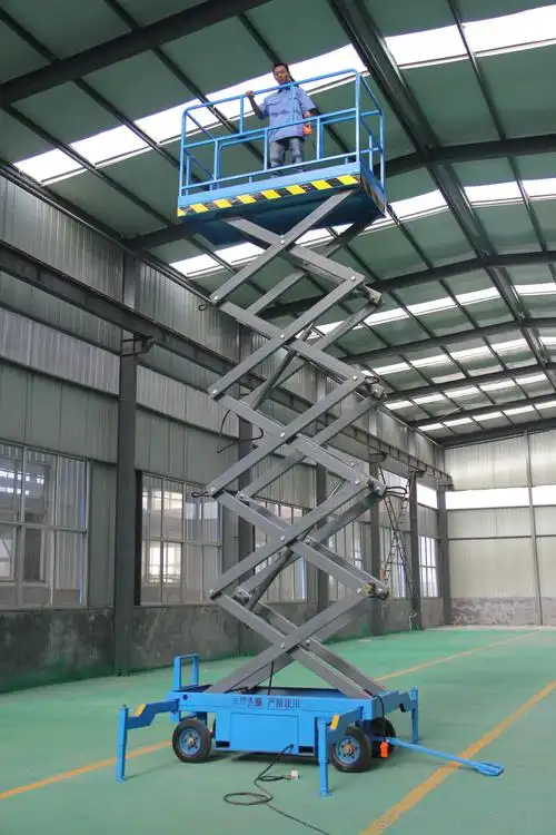 「高空作业平台」高空作业平台,路灯升降机,移动剪叉式升降机,车间升