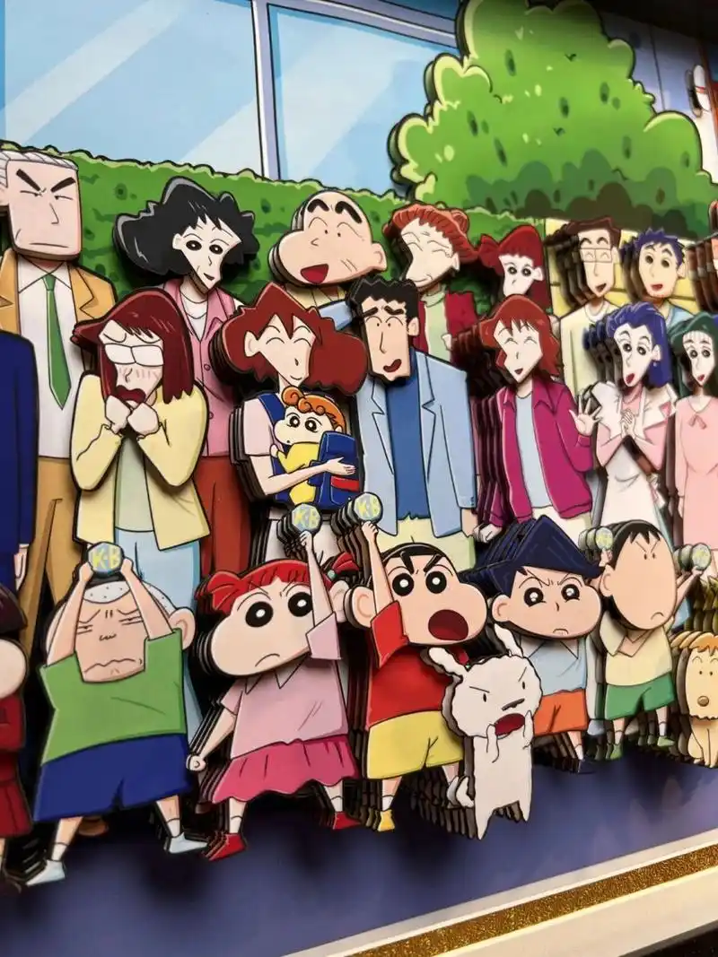 蜡笔小新全家福太可爱了 蜡笔小新最强全家福 真的不要太可爱 糟糕又