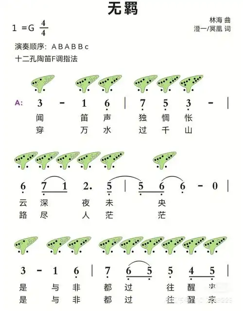 呵呵#十二孔陶笛  #无羁