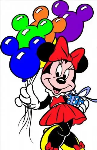 可爱米奇花纹图安图片