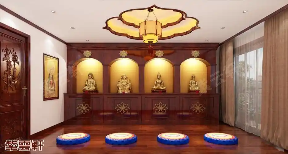 佛堂中式装修效果图