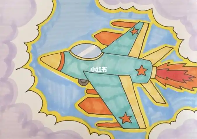 战斗机简笔画儿童战斗机简笔画儿童画