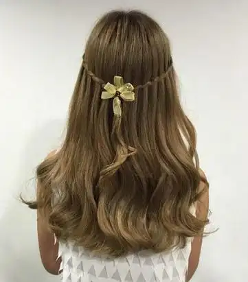 超美的女生日常简易编发发型设计,简单编发图片,发型图片