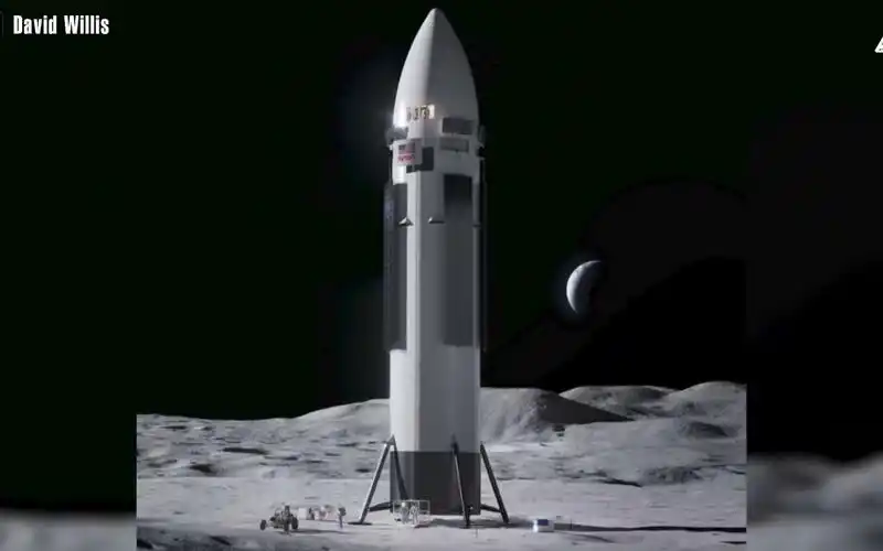 spacex新的月球星舰原型揭晓!