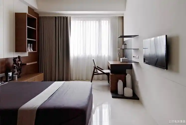 简约风格12平米卧室装修图片设计图片赏析--土巴兔装修效果图