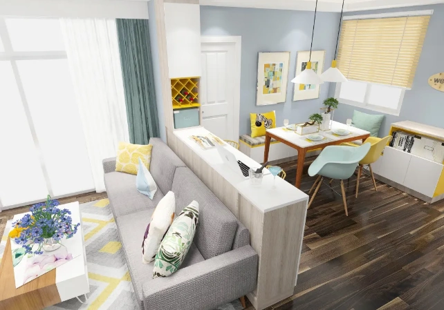 横厅这样设计可以吹一辈子