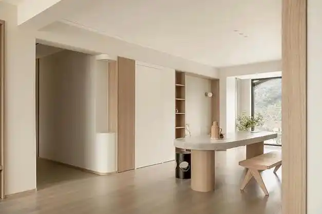 55岁阿姨偏爱极简原木风去客厅化极度舒适老一辈的审美太强了