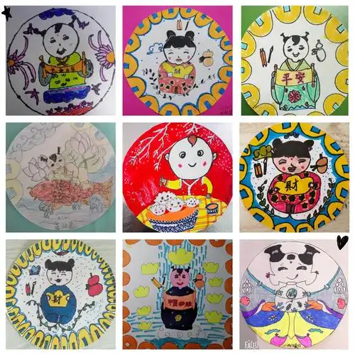 写美篇  年画是中国画的一种,始于古代的"门神画",中国民间艺术之一