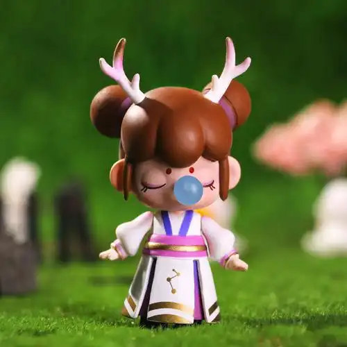 盲盒2020网红新款女孩手办女生版公仔玩具狐仙儿童娃娃忙和便宜鹿