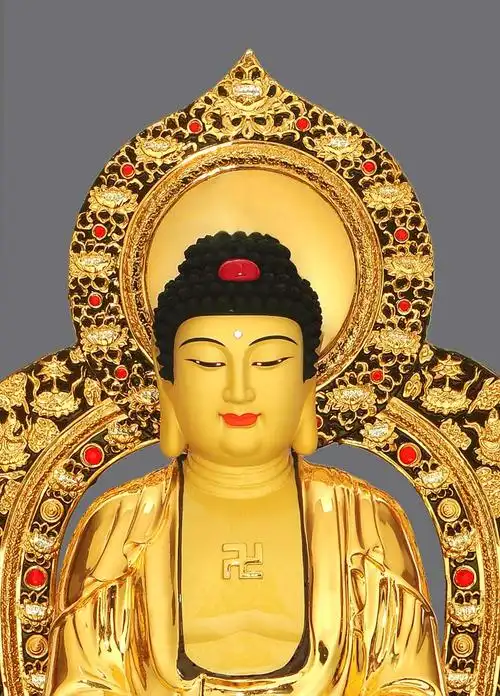 全铜鎏金释迦牟尼佛摆件如来佛陀佛教创始人佛像佛教用品 19寸释迦牟