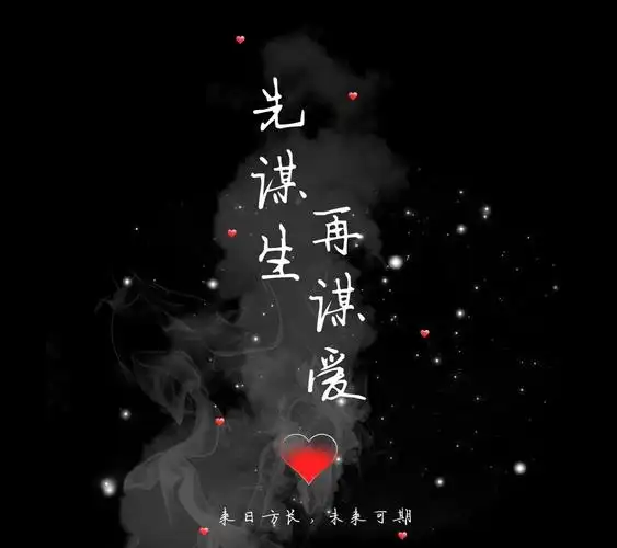 高清壁纸 先谋生再谋爱