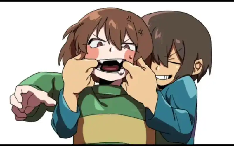 【传说之下】美图集(frisk&chara篇)_哔哩哔哩_bilibili