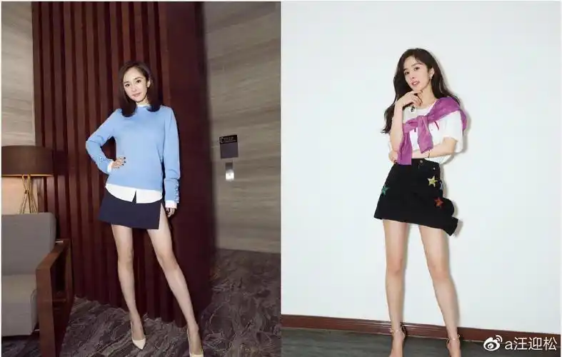 人美腿长就得秀出来看看杨幂孙怡的短裙造型美得让人想舔屏