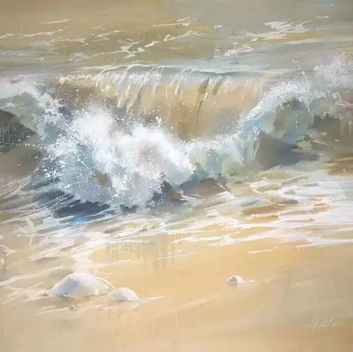 水彩画?油画?都不是!这是用难以置信的粉笔画出令人叫绝的画作