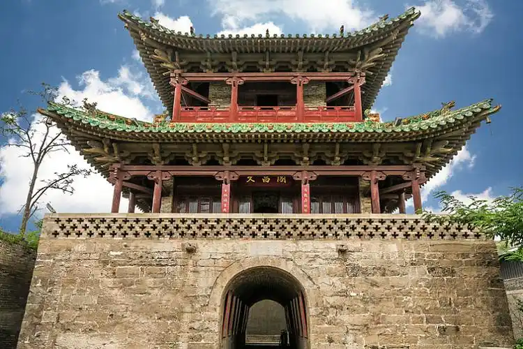 砥洎城文昌阁,中国山西省晋城市阳城县_高清图片_全景视觉