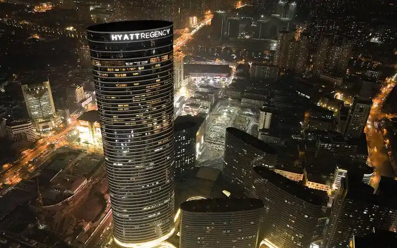 【航拍】徐州苏宁广场夜景