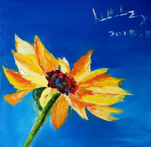 油画入门@空谷幽兰