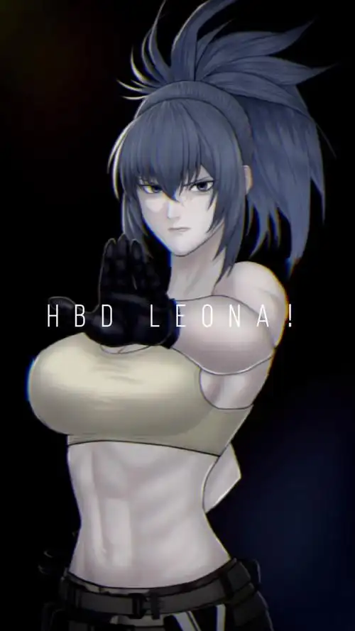 hbd leona! #莉安娜# #生日快乐# #kof