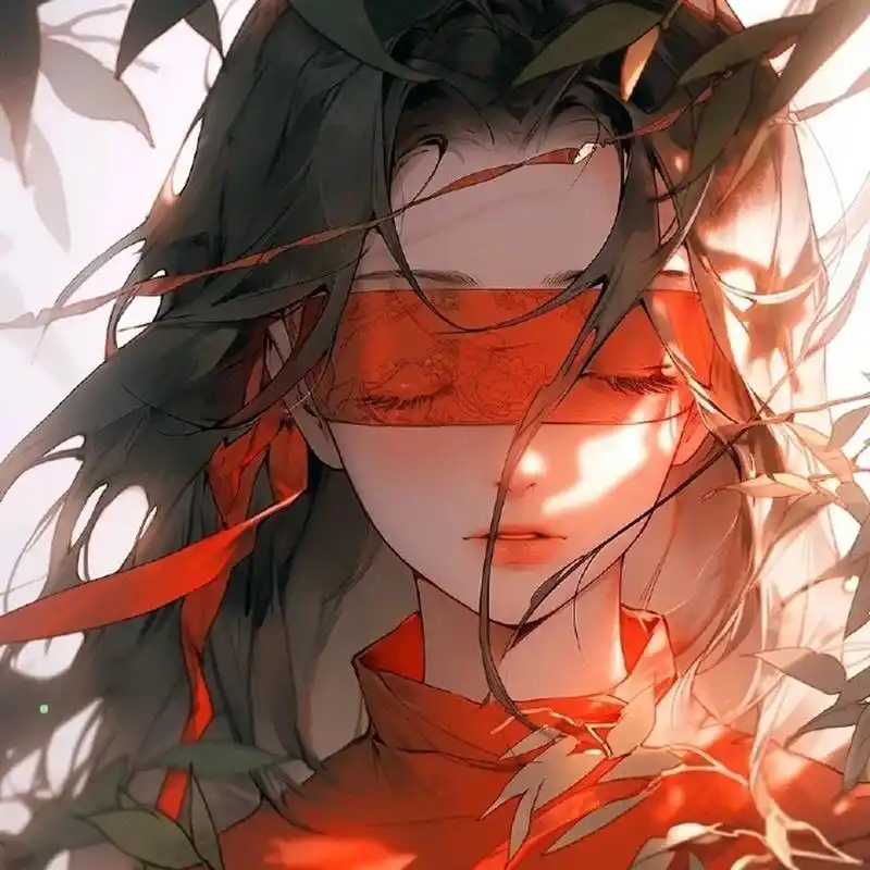 精美古风蒙眼系情侣头像 676767