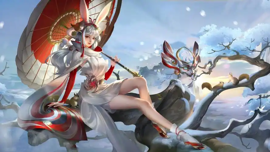 王者荣耀公孙离祈雪灵祝4k游戏壁纸3840x2160