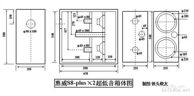 69 论坛技术讨论专区 69 音箱diy论坛 69 求双8寸低音炮箱体