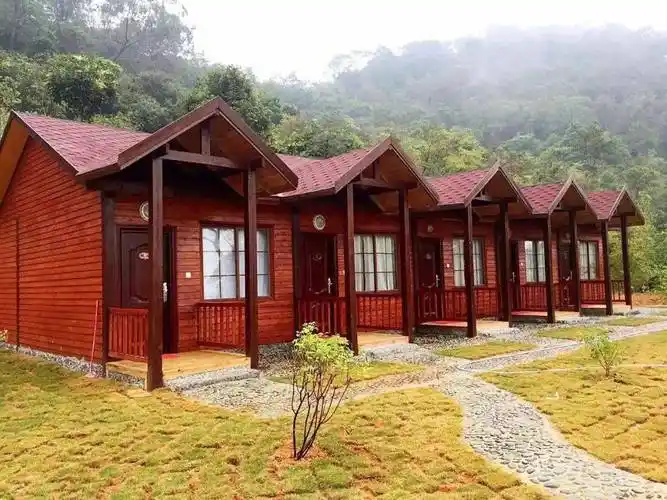 从化太子山庄温泉木屋别墅,独立室内泡池,享受私密的度假时光~_水上