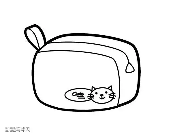 铅笔盒简笔画图片