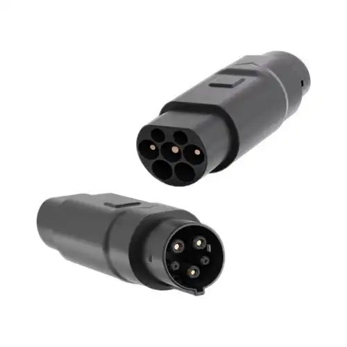 type2 to type1 转换头新能源汽车交流充电桩枪欧美充电枪电动车