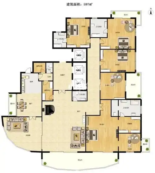 上海di一豪宅汤臣一品597平米一线江景