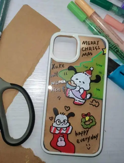 给好朋友画了个手机壳