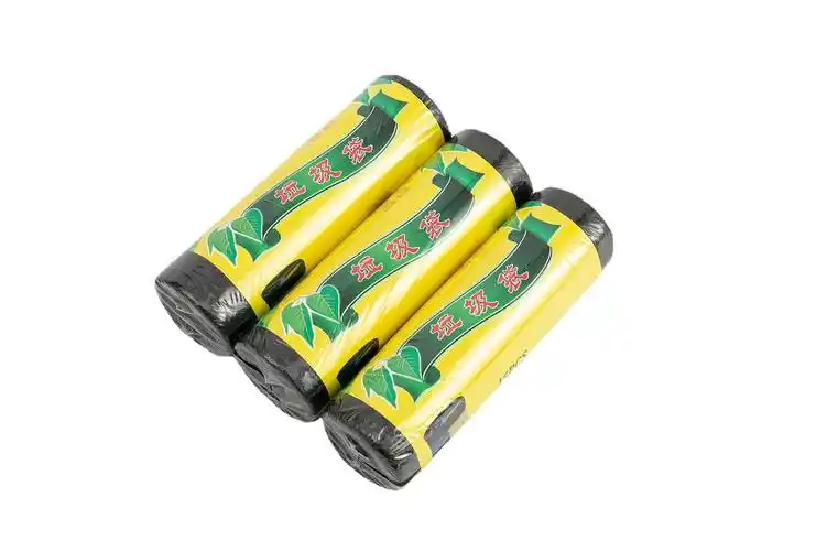 工厂垃圾袋中号垃圾袋平口15只 垃圾袋60*80宾馆酒店垃圾袋家用