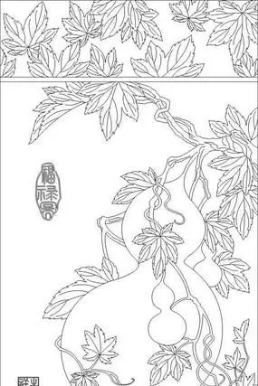 葫芦雕刻图案