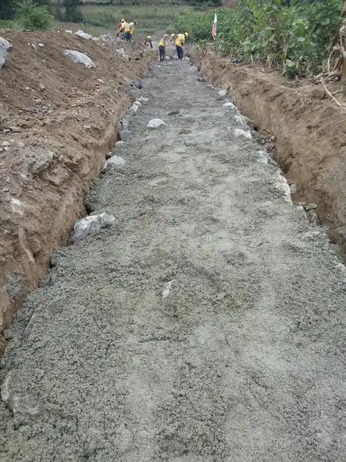 冷安路2018年9月6日施工进度