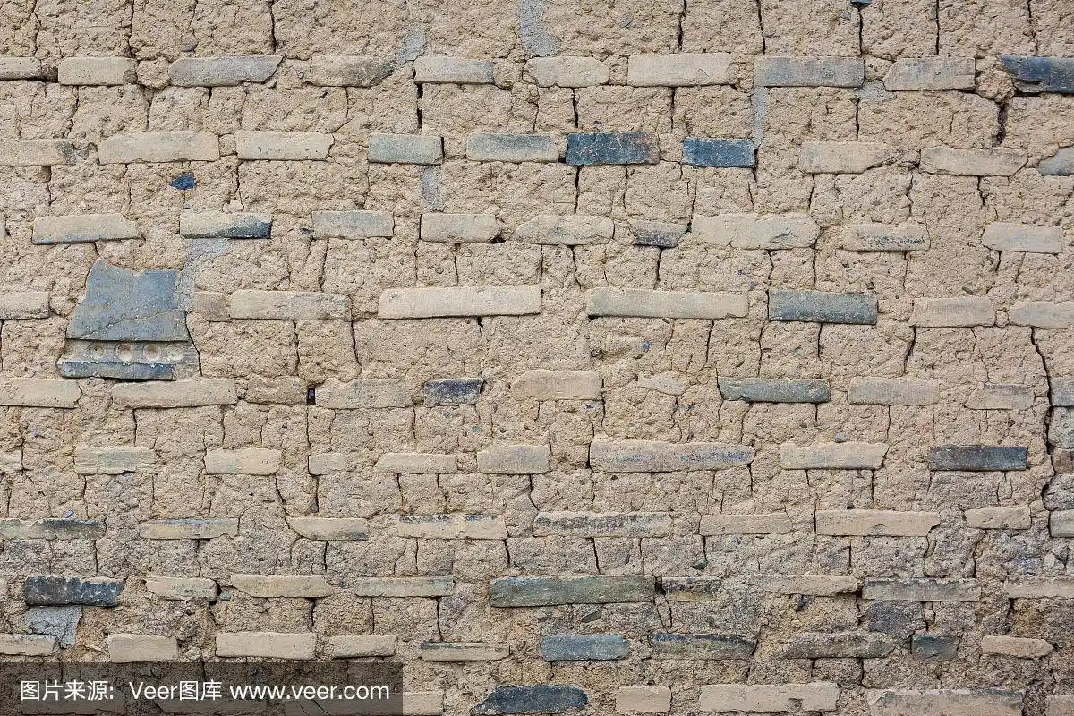 旧砖配土墙日式风格