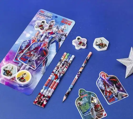 奥特曼橡皮擦 曼盲盒卡通小号橡皮擦赛罗迪迦奥特曼笔袋学生幼儿园