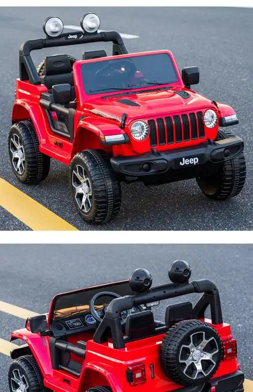 吉普儿童电动车四轮越野遥控汽车小孩宝宝超大玩具车可坐人