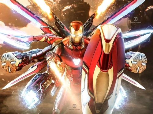 钢铁侠战甲再次升级,mark-50进化成最强形态,灭霸必败!