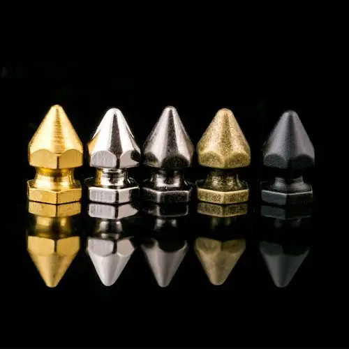 diy六角尖钉配件 diy朋克铆钉 特殊铆钉 硬装机车皮衣铆钉帽子钉