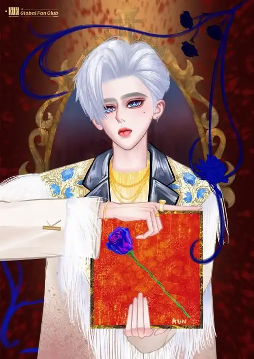 早安,ikun  银发kun送来蓝玫瑰  @蔡徐坤  ride or die至死不渝