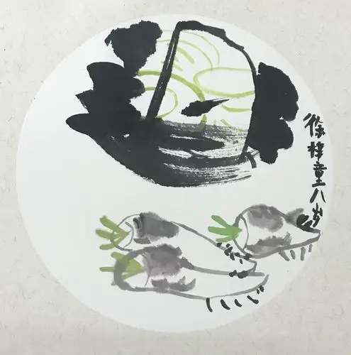 大笔美术国画写意班-学生作品欣赏!