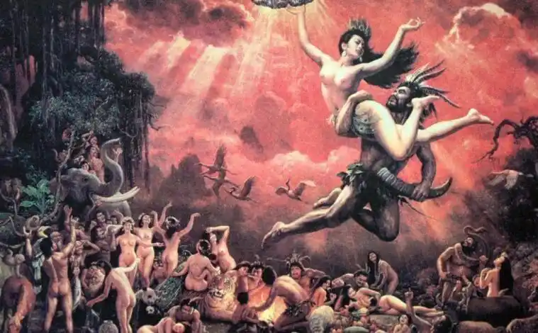 女娲和伏羲是什么关系