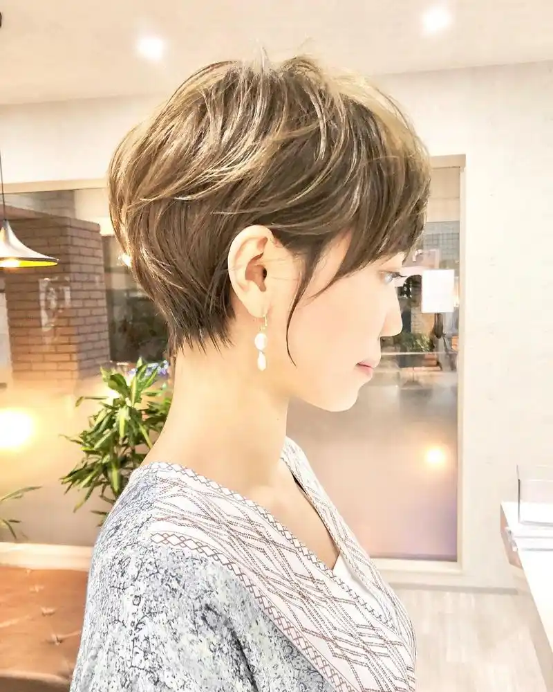 这才叫短发立体时尚美美哒你那只是把头发剪短了