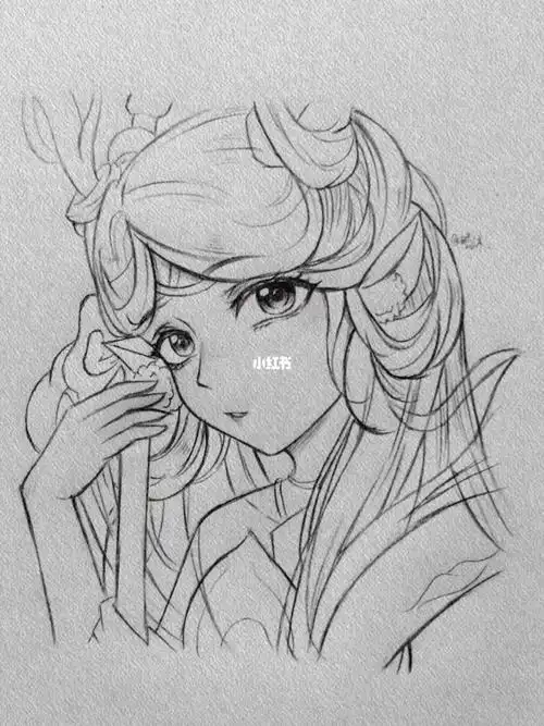 瑶.遇见神鹿  绘画过程