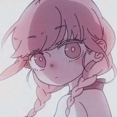 粉色系卡通女生头像