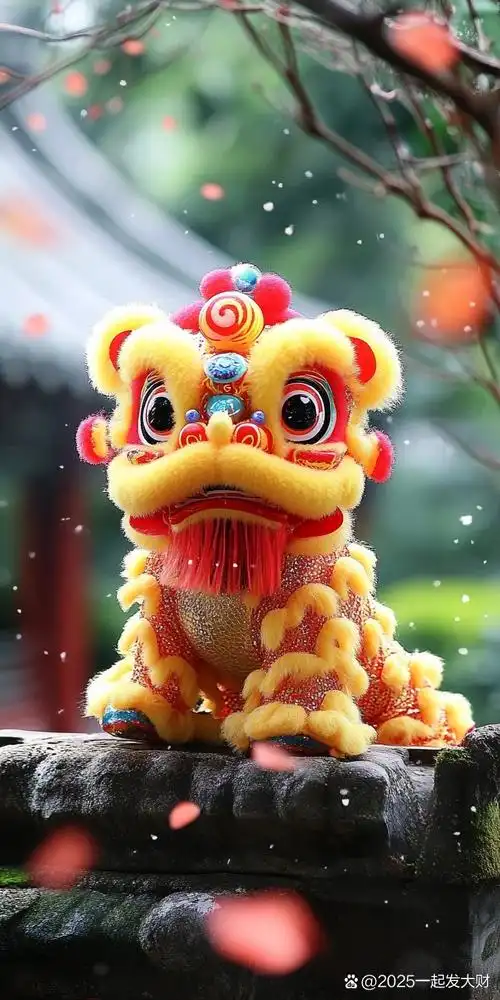 手机壁纸丨醒狮贺新年 多少岁不重要,岁岁平安才重要