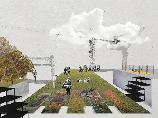 一组拼贴风效果图