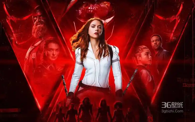 漫威女英雄黑寡妇大电影海报壁纸,简直太帅了1