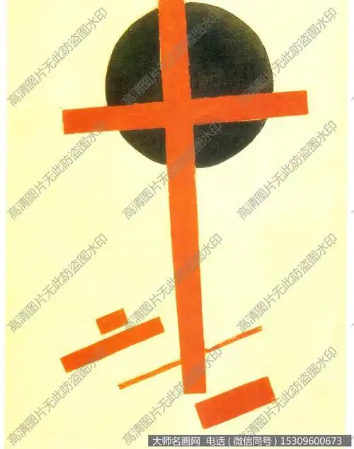 马列维奇 油画作品高清18下载_大师名画网