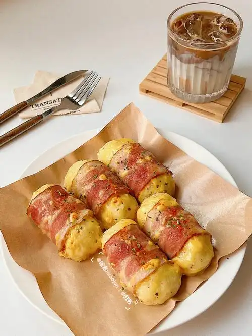 土豆泥芝士培根卷0760简单快手超好吃