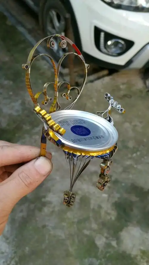 手工制作#易拉罐工艺品